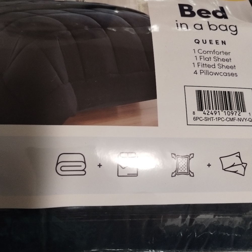 SWEET HOME COLLECTION Down Alternative 7-Pc. Queen Comforter Set - Picture 6 of 11